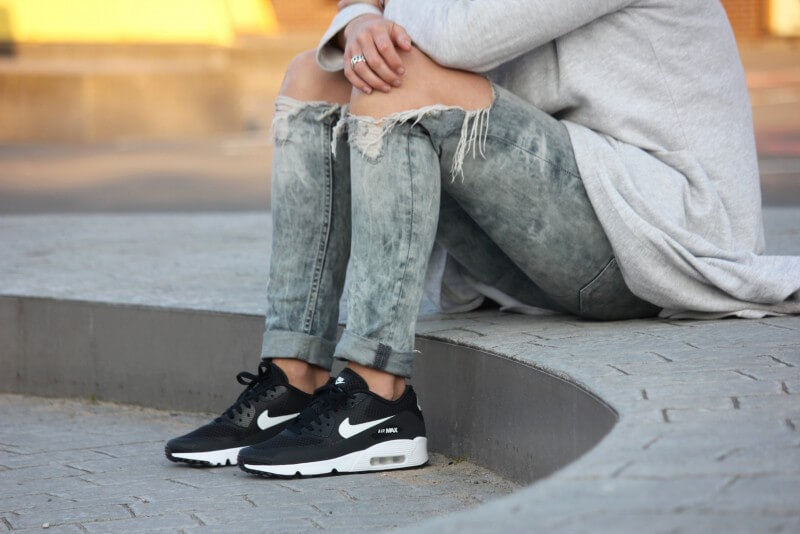 Giày Nike Air Max 90 WMNS BR 'Black White' 833475-001 - Ảnh 3