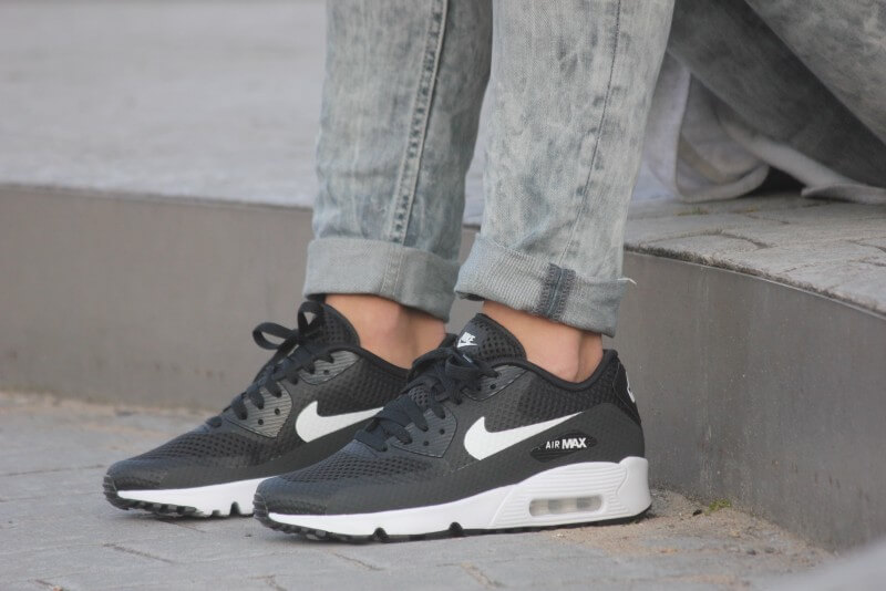 Giày Nike Air Max 90 WMNS BR 'Black White' 833475-001 - Ảnh 4