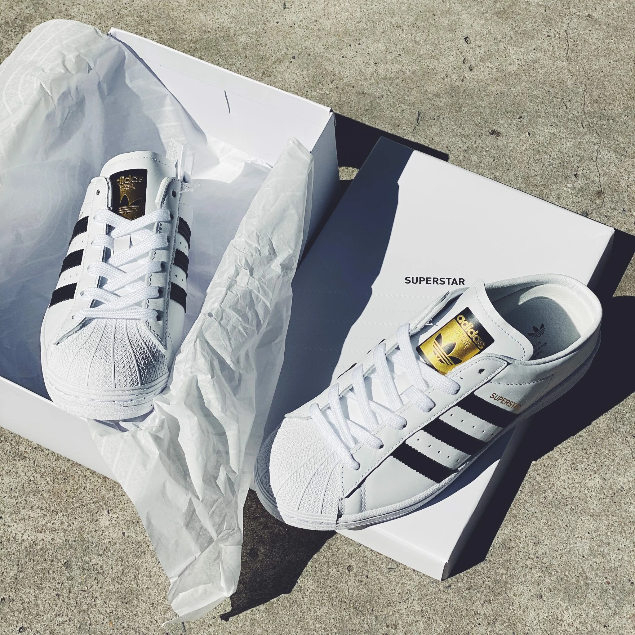 Giày Adidas Superstar Slip On Backless Mule 'Cloud White' FX0527 - Ảnh 2