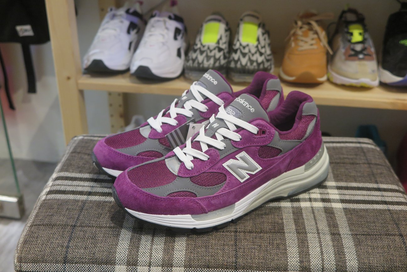 Giày New Balance 992 Made In USA 'Maroon' M992BA - Ảnh 4
