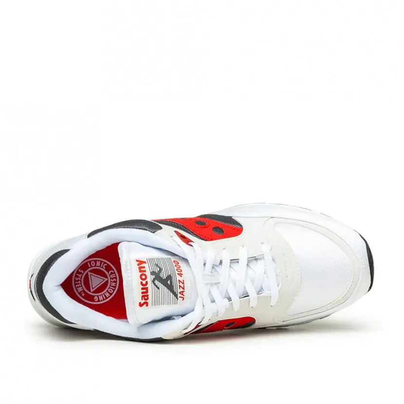 Alternative view of Giày Saucony Jazz 4000 'Grey Red' S70487-4