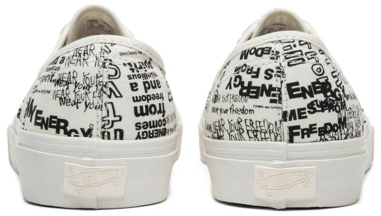 Giày Vans Comme des Garçons x OG Authentic LX 'Graffiti' VN0A4BV92GX - Ảnh 4