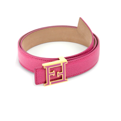 Alternative view of Thắt Lưng Fendi 'Crayons' Pink Saffiano Leather Belt 8C0496-00F09-F0PXB