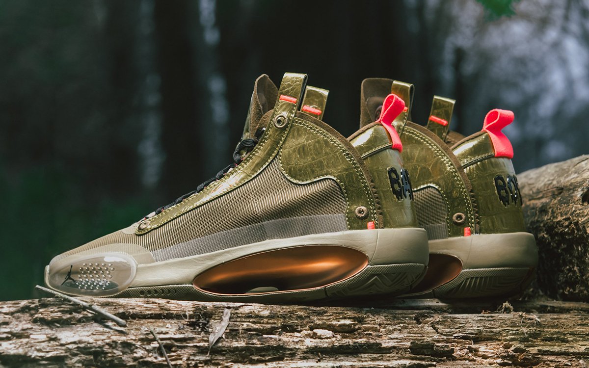 Giày Zion Williamson x Air Jordan 34 'Bayou Boys' DA1897-300 - Ảnh 3