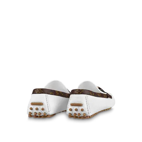 Alternative view of Giày Louis Vuitton Hockenheim Mocassins White 1A9I65