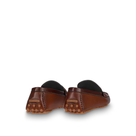 Giày Louis Vuitton Hockenheim Moccasins Cognac 1A8YO6 - Ảnh 3