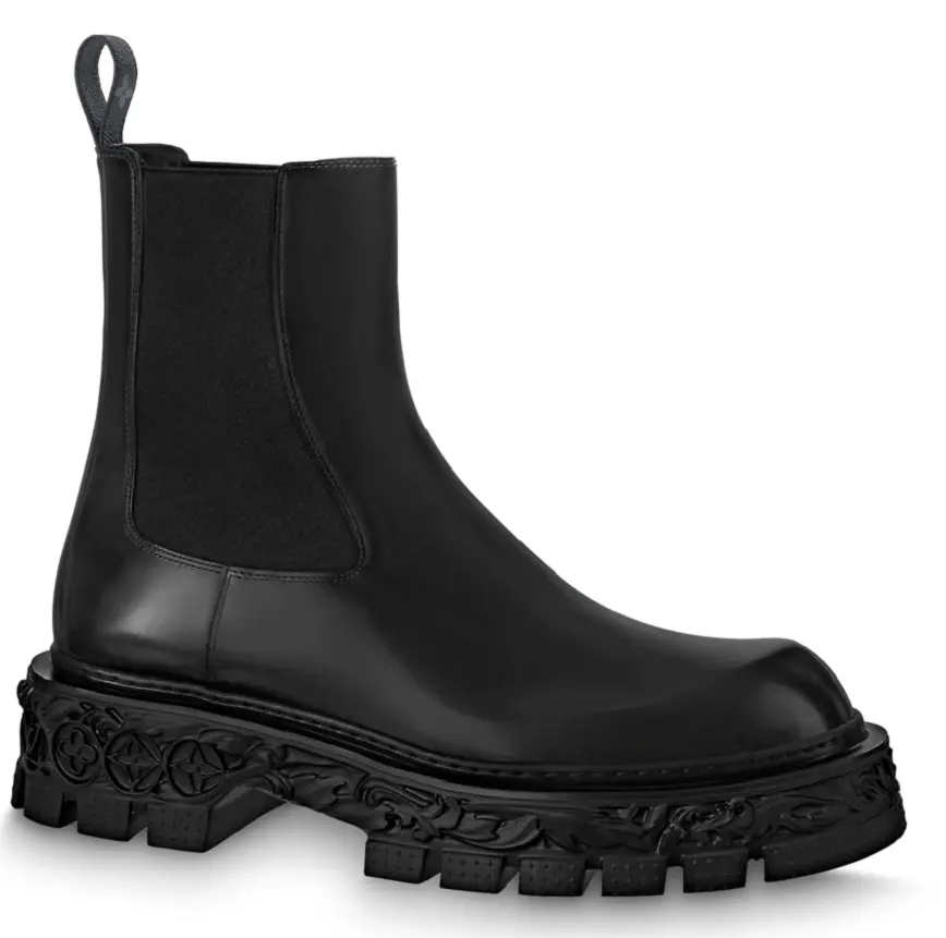 Giày Louis Vuitton LV Baroque Chelsea Boots 'Black' 1AAHB9