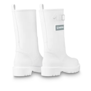 Alternative view of Giày Louis Vuitton Territory Flat Half Boots White 1A9H8U