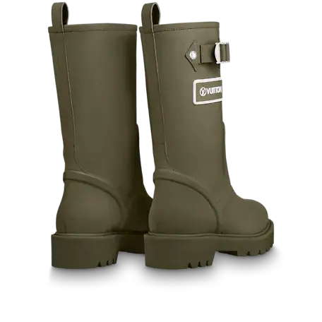 Alternative view of Giày Louis Vuitton Territory Flat Half Boots Kaki 1A9H99