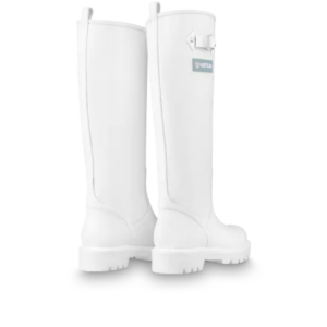 Alternative view of Giày Louis Vuitton Territory Flat High Boots White 1A9H2G