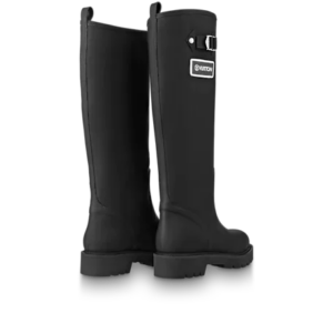 Alternative view of Giày Louis Vuitton Territory Flat High Boots Black 1A9H21