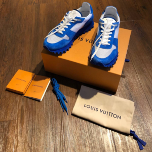 Alternative view of Giày Louis Vuitton Runner Trainer Blue White 1A526G