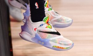 Alternative view of Giày Nike Adapt BB 2.0 'Tie Dye' BQ5397-100