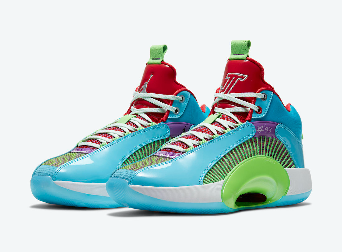 Giày Nike Jayson Tatum x Air Jordan 35 'Greatest Gift' DD3669-400 - Ảnh 4