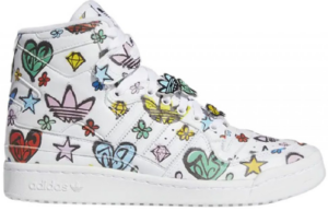 Giày Adidas Jeremy Scott Forum 84 High 'White Graffiti' HQ1128