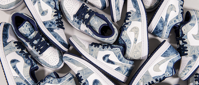 Giày Nike Air Jordan 1 Low SE 'Washed Denim' CZ8455-100 - Ảnh 7