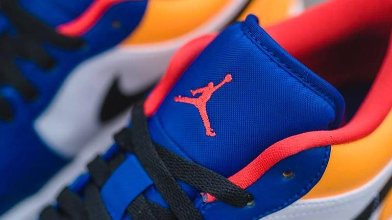 Giày Nike Air Jordan 1 Low 'Royal Yellow' 553558-123 - Ảnh 6