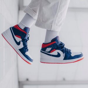 Alternative view of Giày Nike Air Jordan 1 Mid 'USA' 852542-104