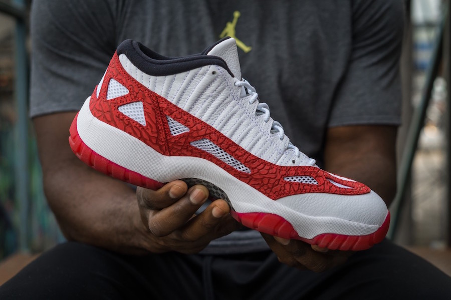 Giày Nike Air Jordan 11 Retro Low IE 'Gym Red' 919712-101 - Ảnh 5