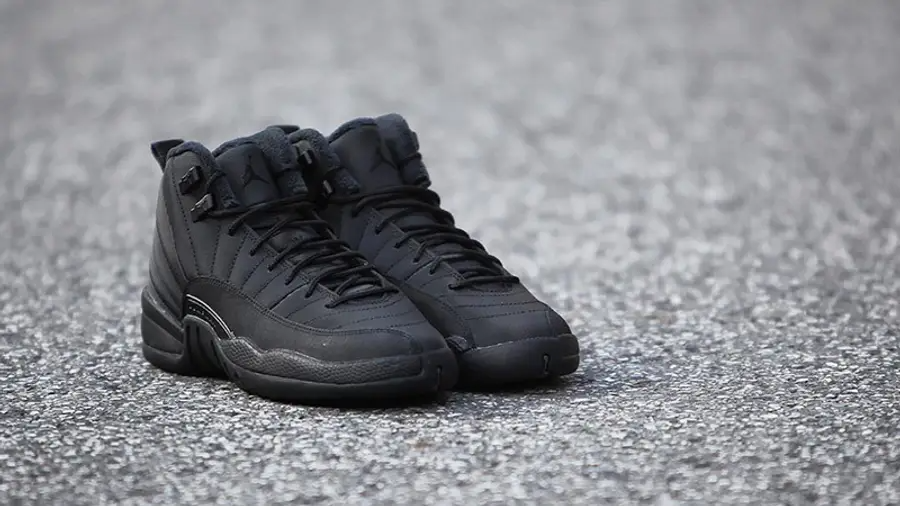 Giày Nike Air Jordan 12 Retro Winterized 'Triple Black' BQ6851-001 - Ảnh 6