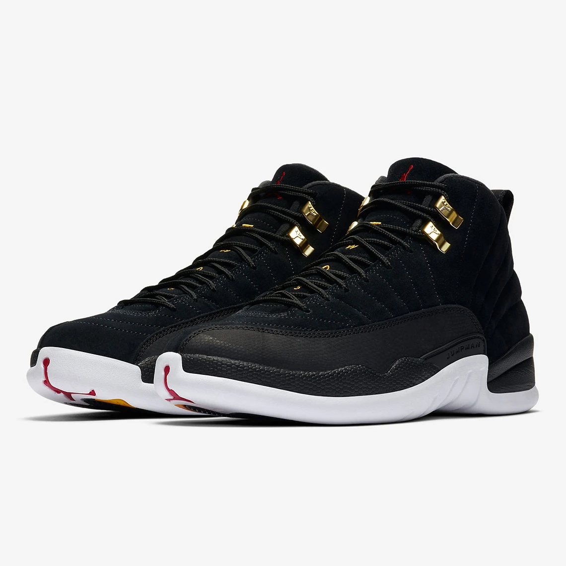 Giày Nike Air Jordan 12 Retro GS 'Reverse Taxi' 153265-017 - Ảnh 4
