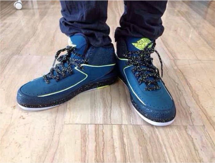 Giày Nike Air Jordan 2 Retro 'Nightshade' 385475-303 - Ảnh 3