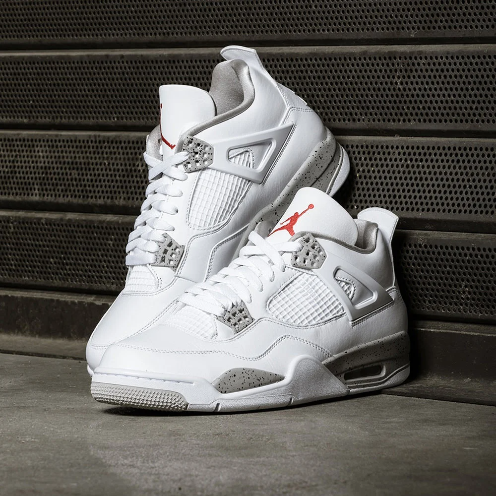 Giày Nike Air Jordan 4 Retro GS 'White Oreo' DJ4699-100 - Ảnh 2