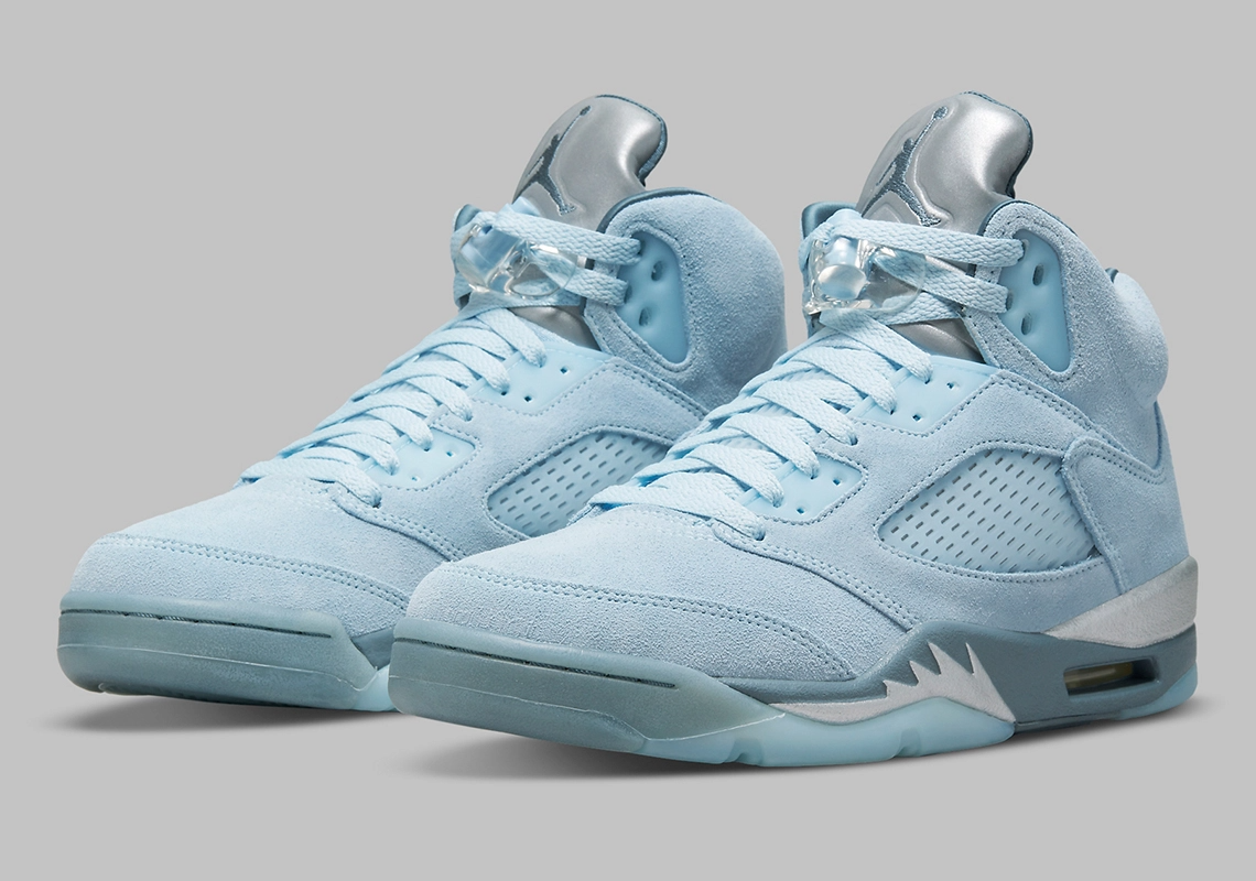 Giày Nike Wmns Air Jordan 5 Retro 'Blue Bird' DD9336-400 - Ảnh 6