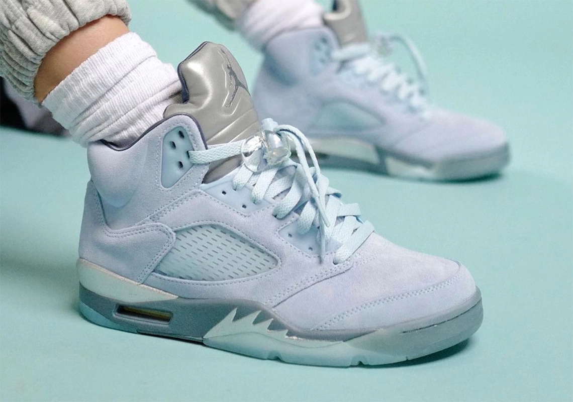 Giày Nike Wmns Air Jordan 5 Retro 'Blue Bird' DD9336-400 - Ảnh 2