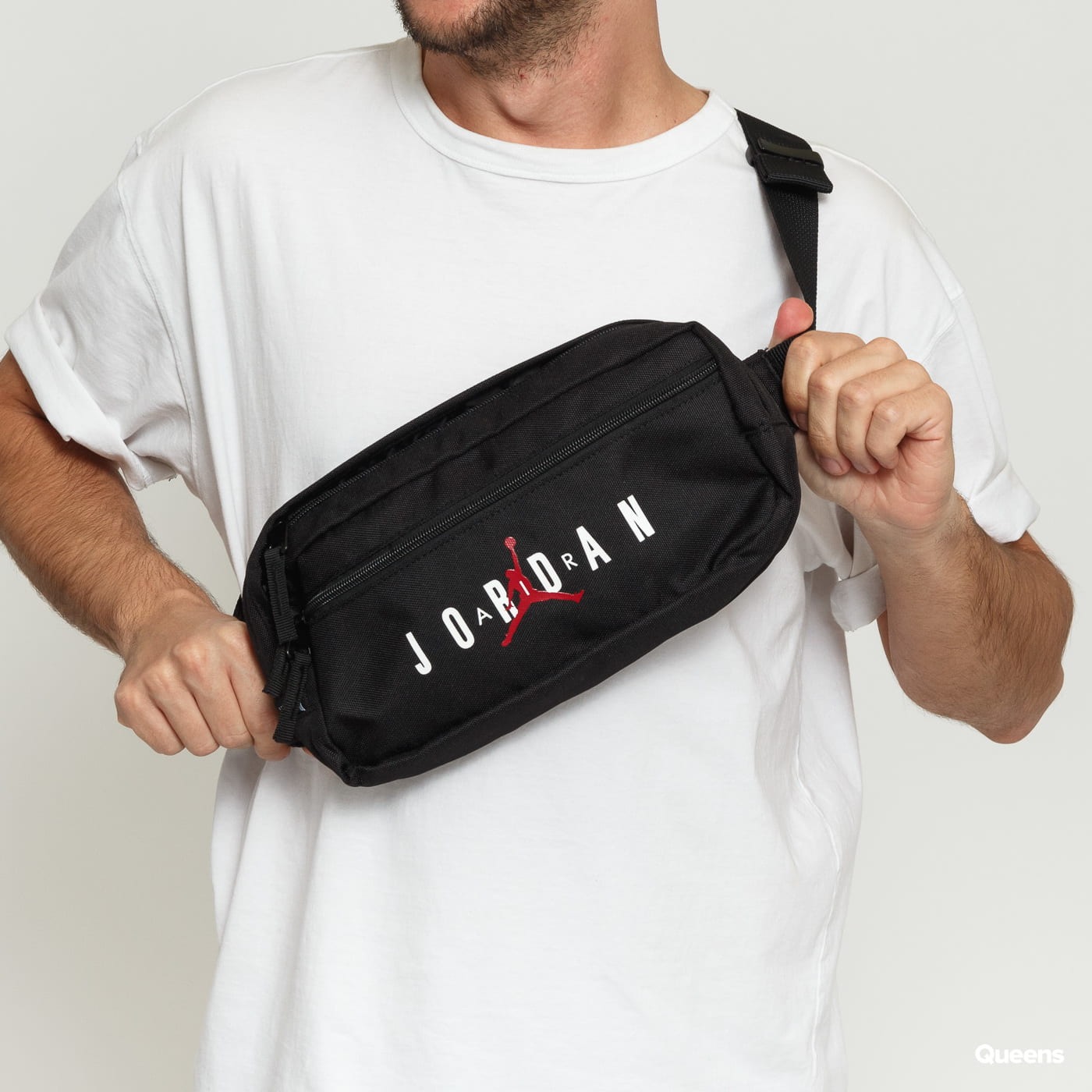 Túi Nike Jordan Jumpman Black Waist Bag 9A0201-023 - Ảnh 4