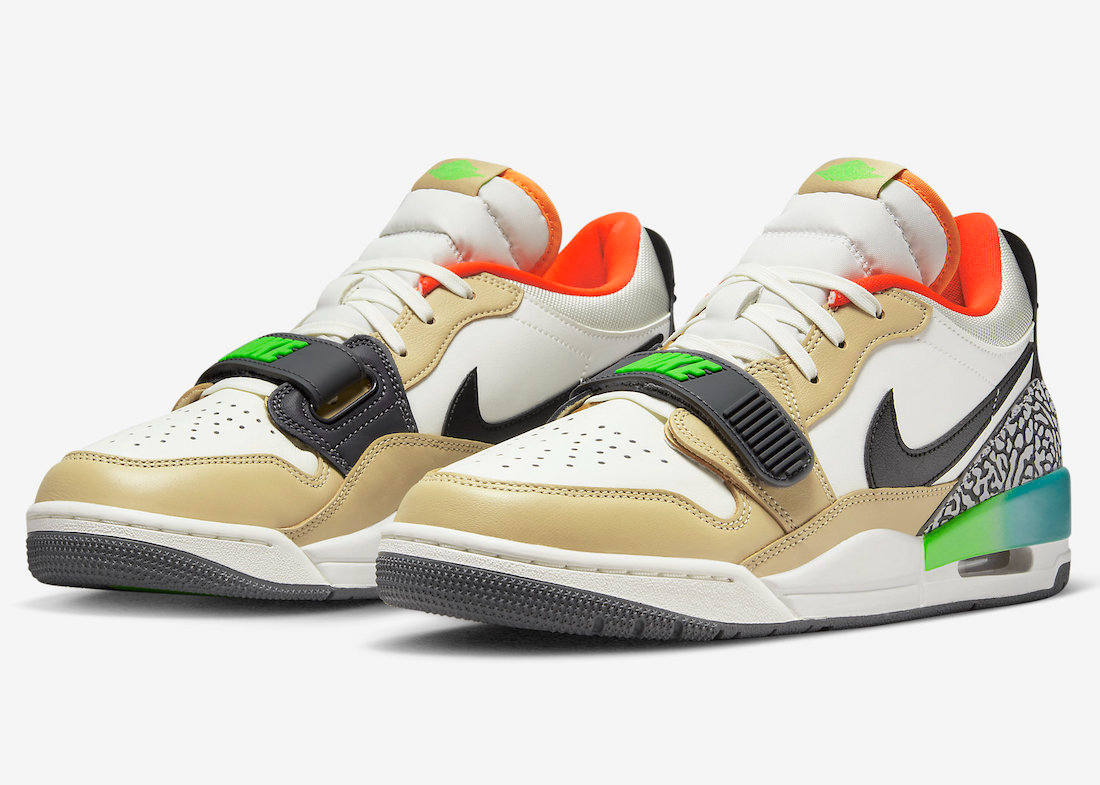 Giay Nike Air Jordan Legacy 312 Low Gradient 'Orange Green' DZ2763-101