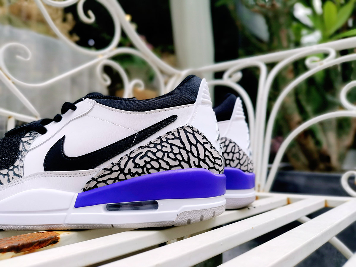 Giày Nike Jordan Legacy 312 Low GS 'Lakers' CD9054-102 - Ảnh 4