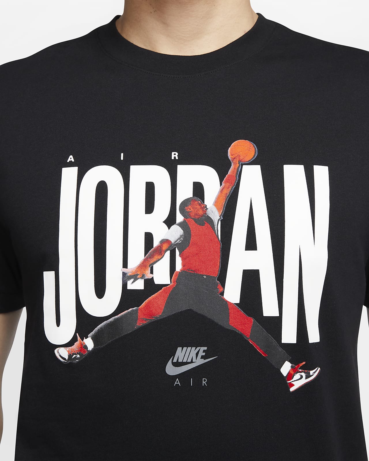 Áo Nike Jordan AJ Series T Shirt Loose Short Sleeve Casual Top CJ6307-010 - Ảnh 4