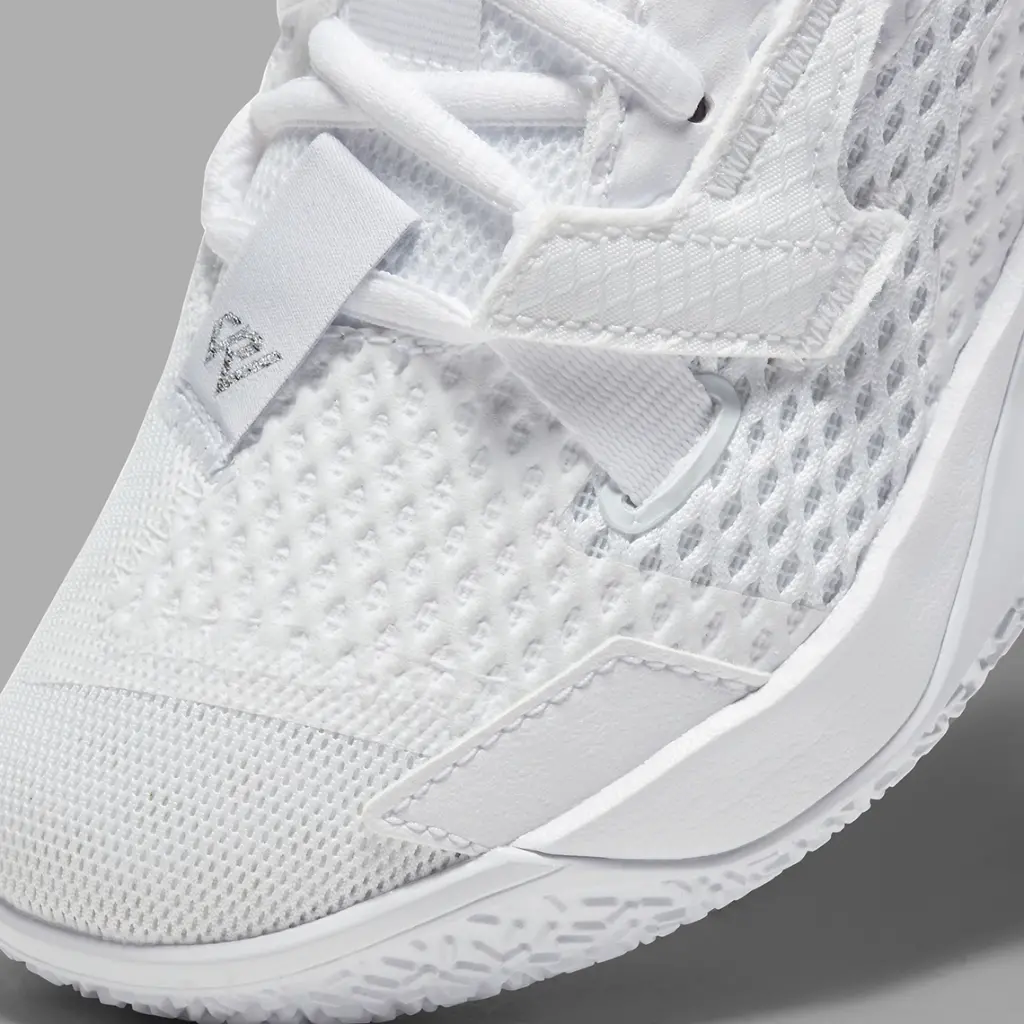 Alternative view of Giày Nike Air Jordan Why Not Zer0.4 PF 'White Metallic Silver' CQ4231-101