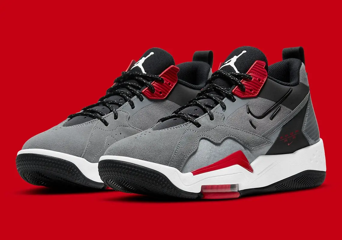 Alternative view of Giày Nike Jordan Zoom 92 'Smoke Grey Gym Red' CK9183-006