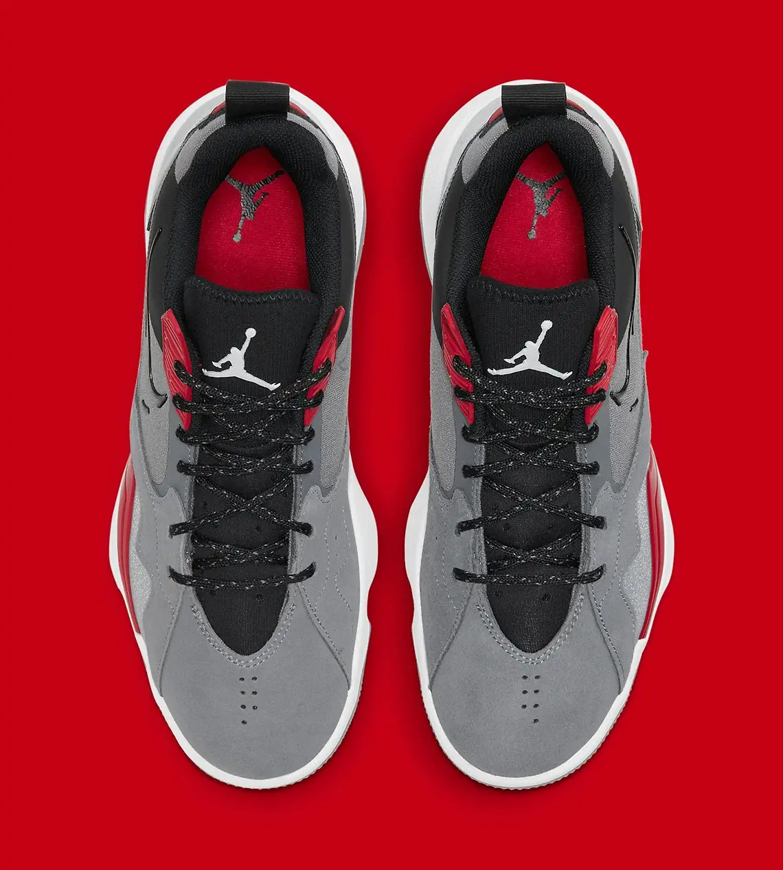 Giày Nike Jordan Zoom 92 'Smoke Grey Gym Red' CK9183-006 - Ảnh 3