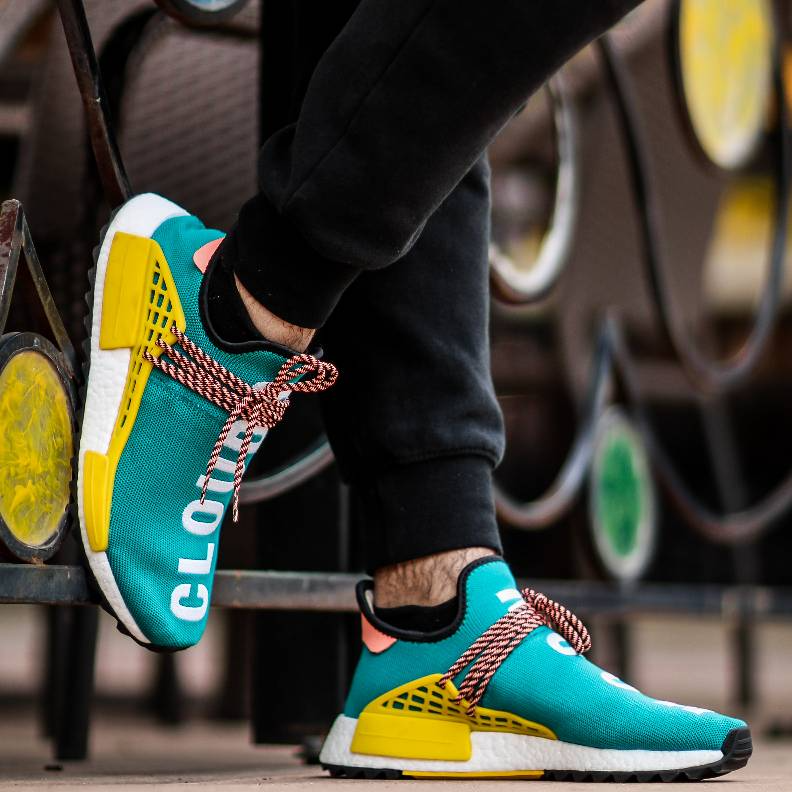Giày Adidas Pharrell x NMD Human Race Trail 'Sun Glow' AC7188 - Ảnh 3