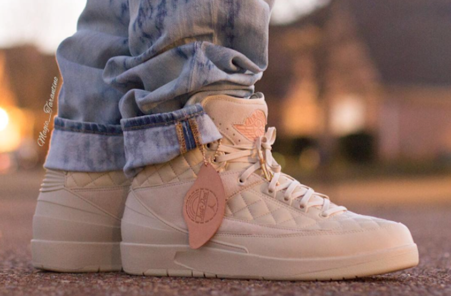 Giày Nike Just Don x Air Jordan 2 Retro 'Beach' 834825-250 - Ảnh 4