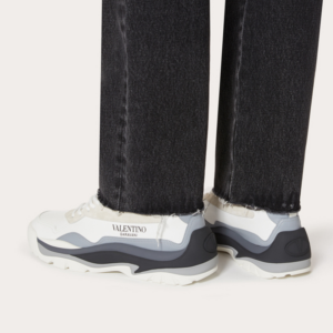 Alternative view of Giày Valentino Gumboy Sneaker In Leather Silver WY2S0B17MQBN77