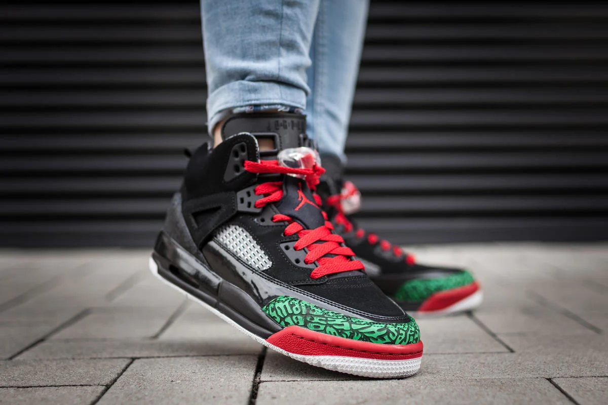 Giày Nike Air Jordan Spizike GS 'Black Varsity Red' 2017 317321-026 - Ảnh 7