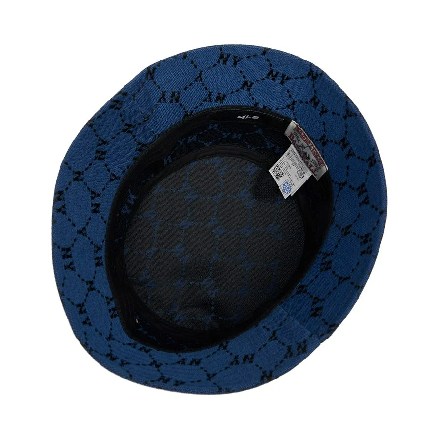 Mũ MLB Monogram Bucket Hat NY Yankees 3AHTM111N-50BLD - Ảnh 4