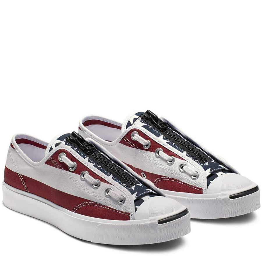 Giày Converse TheSoloist x Jack Purcell Zip Ox 'Americana' 164836C - Ảnh 5