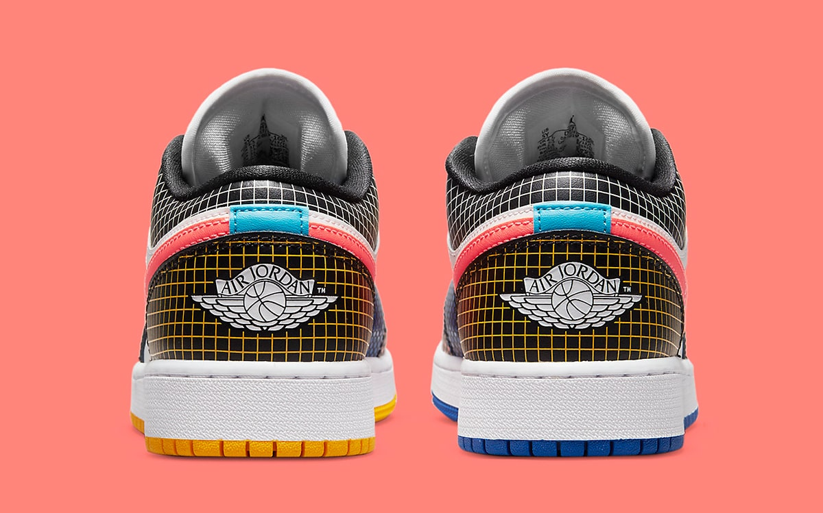 Giày Nike Air Jordan 1 Low MMD BG 'Multi Grid' DH7547-100 - Ảnh 8