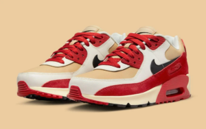 Giay Nike Air Max 90 Leather 'Sesame Red Clay' CD6864-200