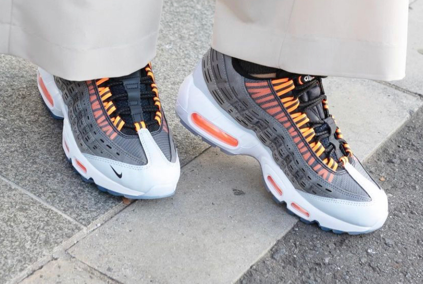 Giày Nike Kim Jones x Air Max 95 'Total Orange' DD1871-001 - Ảnh 4