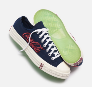 Alternative view of Giày Converse Kith x Coca-Cola x Chuck 70 Low 'Navy' 169836C