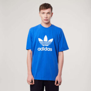 Alternative view of Áo Adidas Originals Trefoil Tee Blue Short Sleeved CW0703