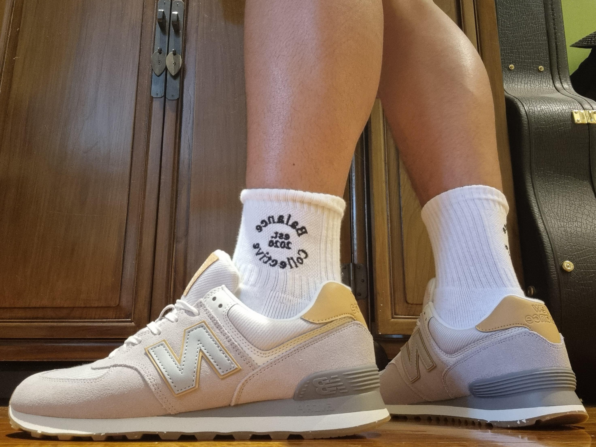 Giày New Balance 574 'Rain Cloud Maple' ML574AC2 - Ảnh 3