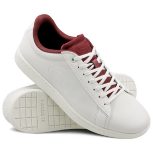 Alternative view of Giày Lacoste Wmns Carnaby Evo 418 2 Off-White Burgundy 7-36SPW0016OW9