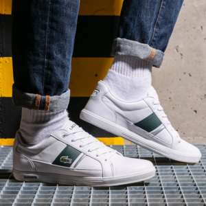 Alternative view of Giày Lacoste Europa 0121 'White Green' 7-42SMA00101R5